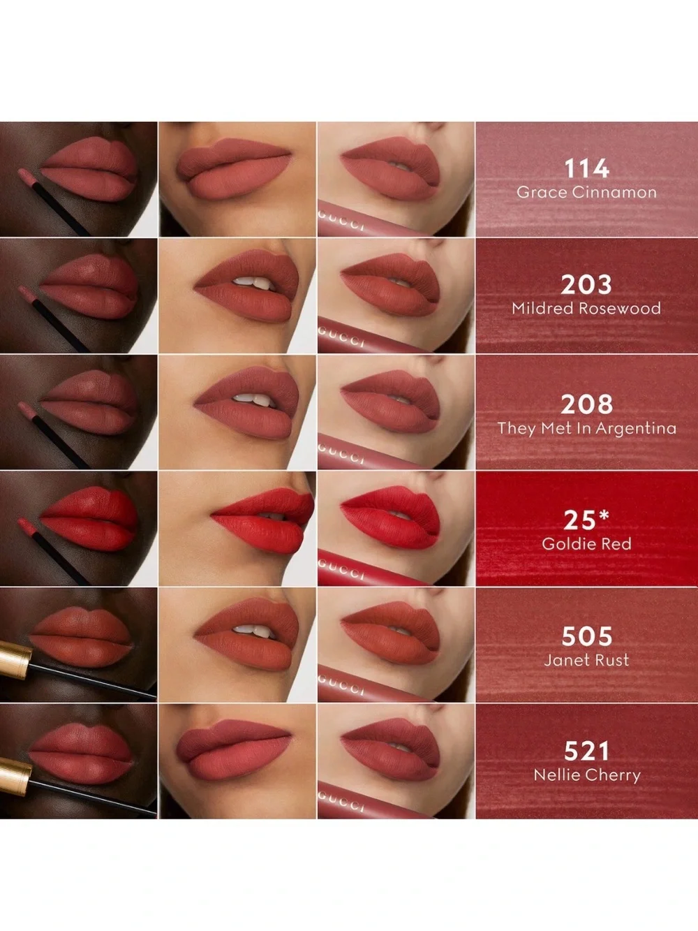 Gucci Liquid Matte Lipstick — 208 They Met In Argentina NEW IN BOX ✨